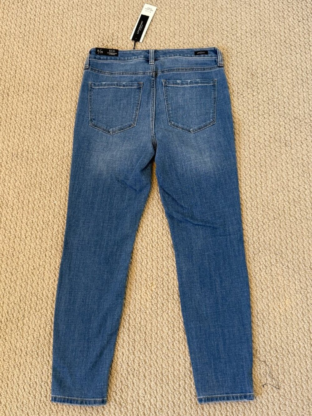 NWT Liverpool ABBY ANKLE SKINNY JEAN-REDWOOD GROVE - Picture 2 of 2